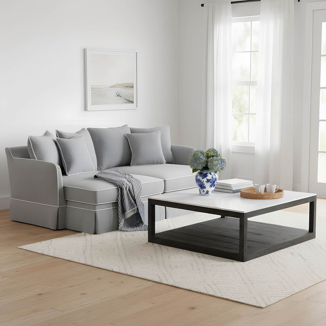 Denver Marble Coffee Table Black