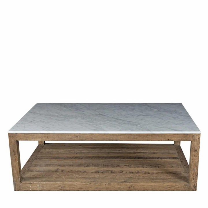 Denver Marble Coffee Table White