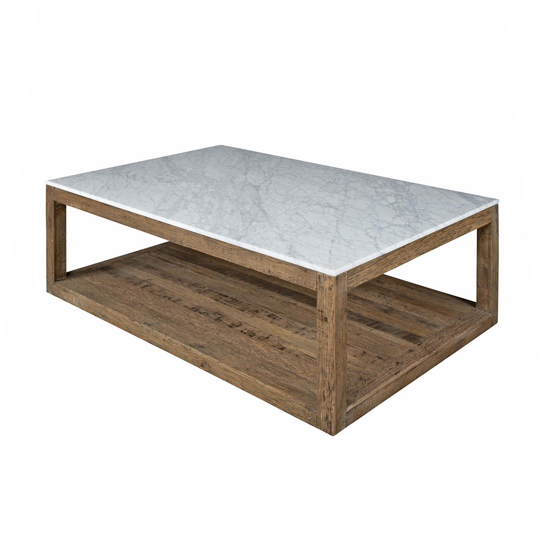Denver Marble Coffee Table White