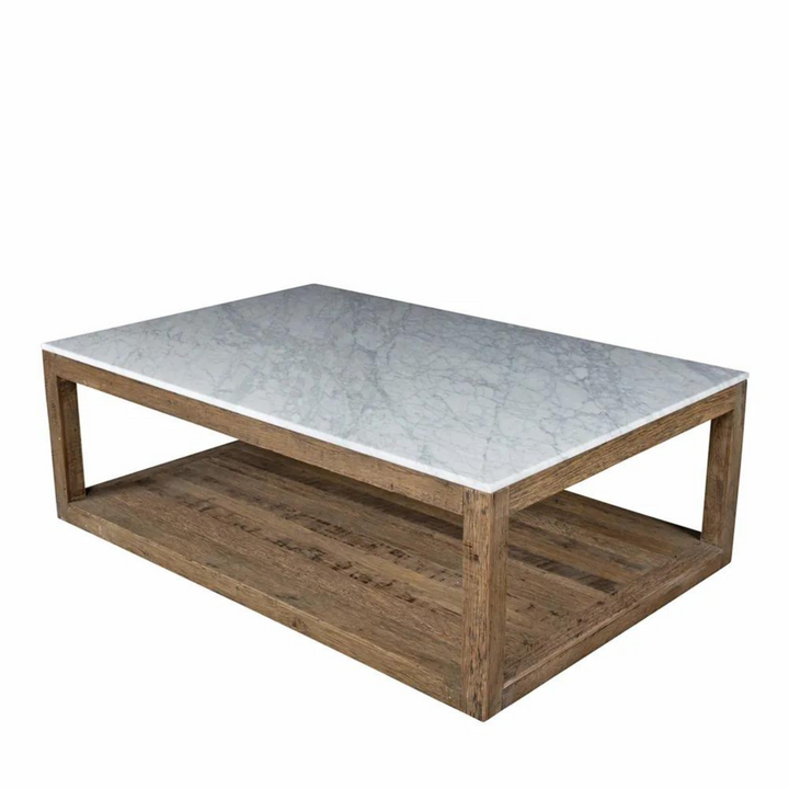 Denver Marble Coffee Table White