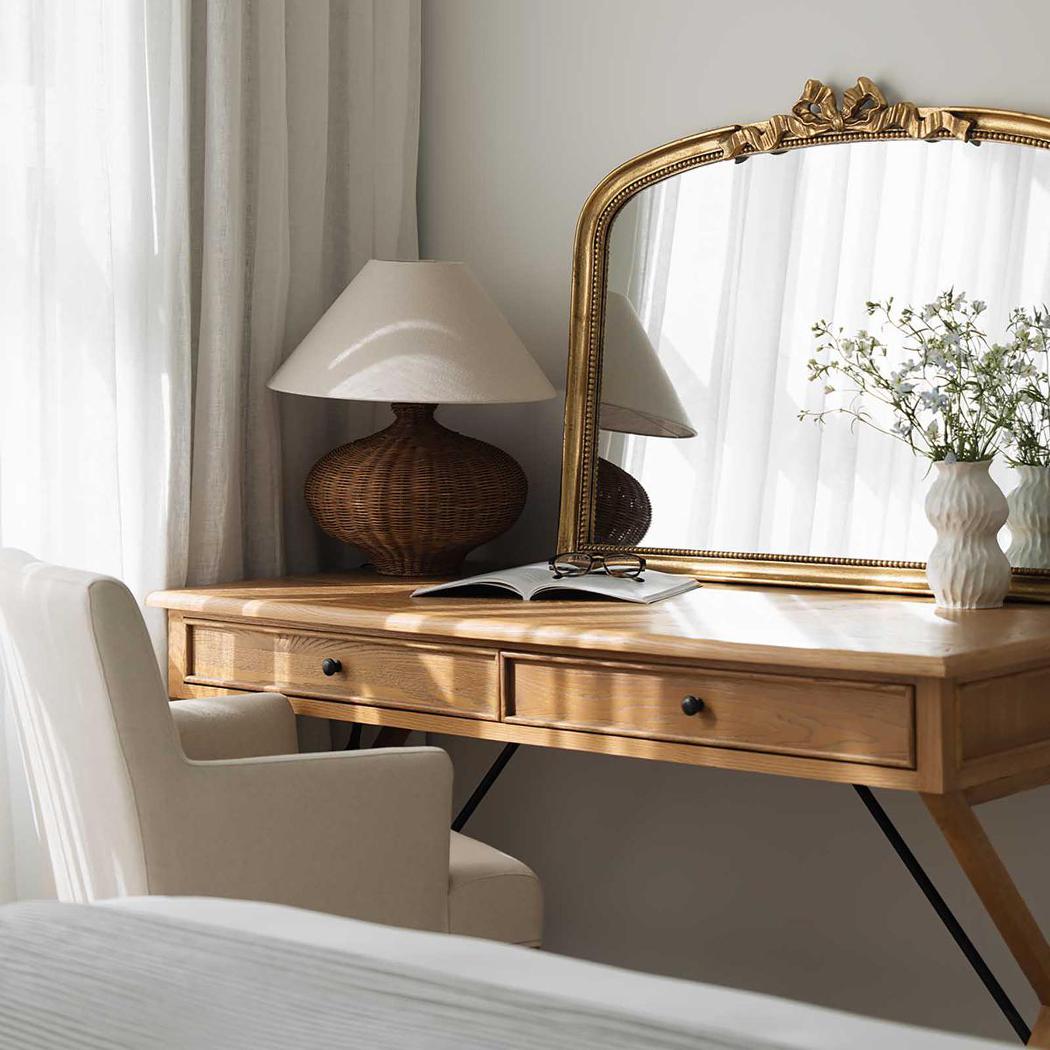 Amos Oak Desk