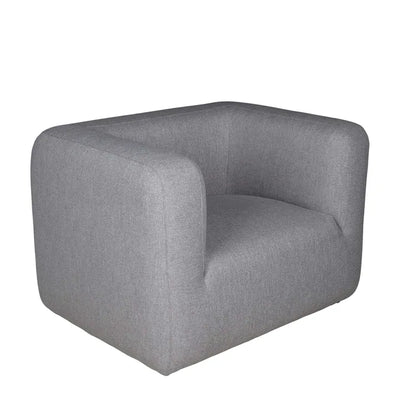 Reyne Upholstered Arm Chair Grey