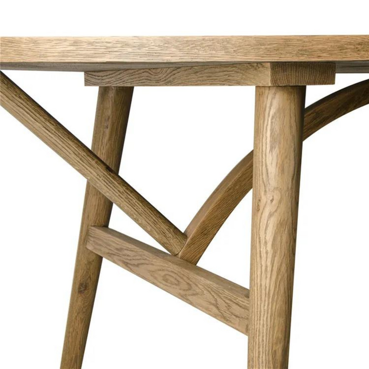 Jerico Oval Oak Dining Table Natural 260cm