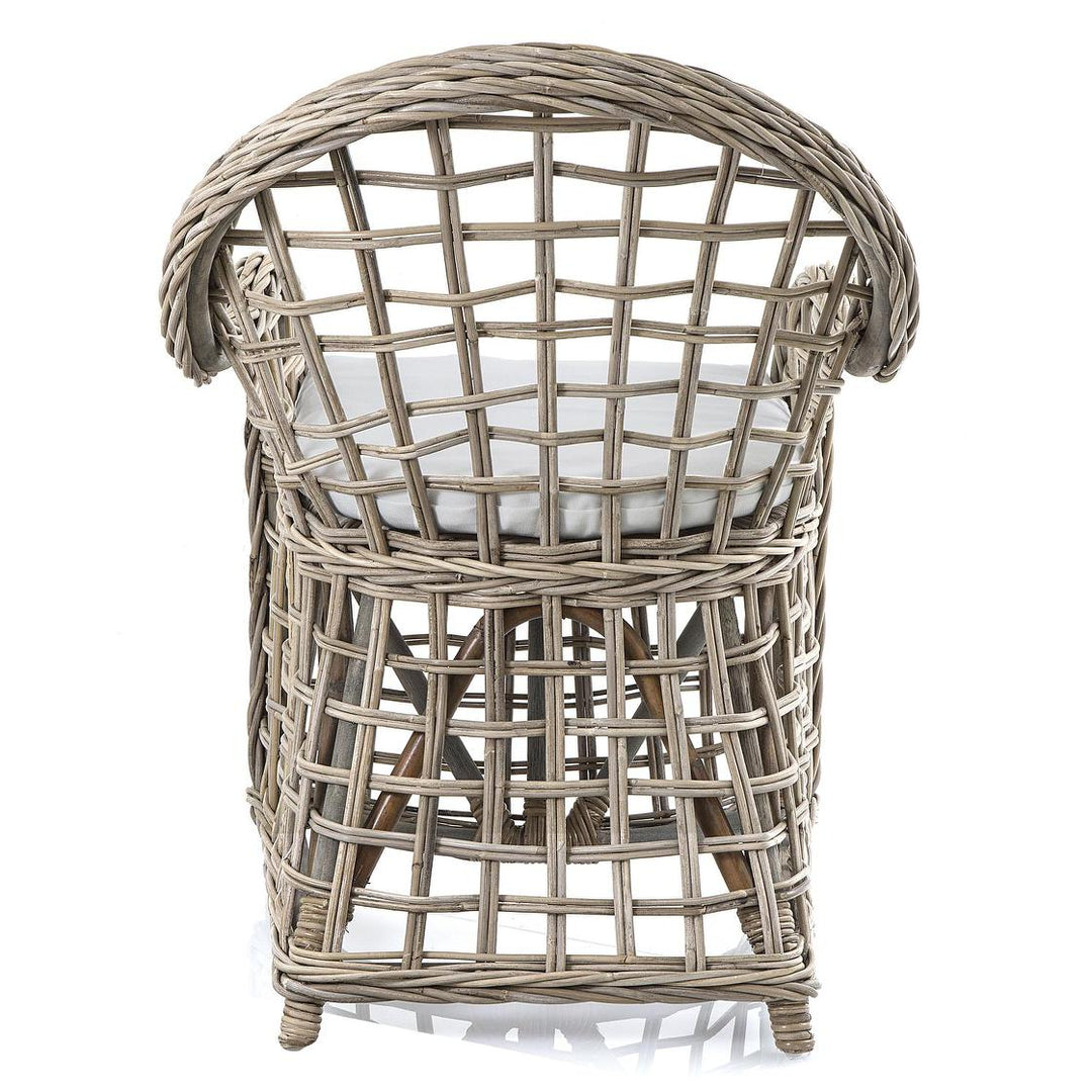 Mauritius Wicker Arm Chair with Cushion