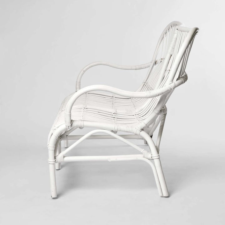 Seville Rattan Two Seater White