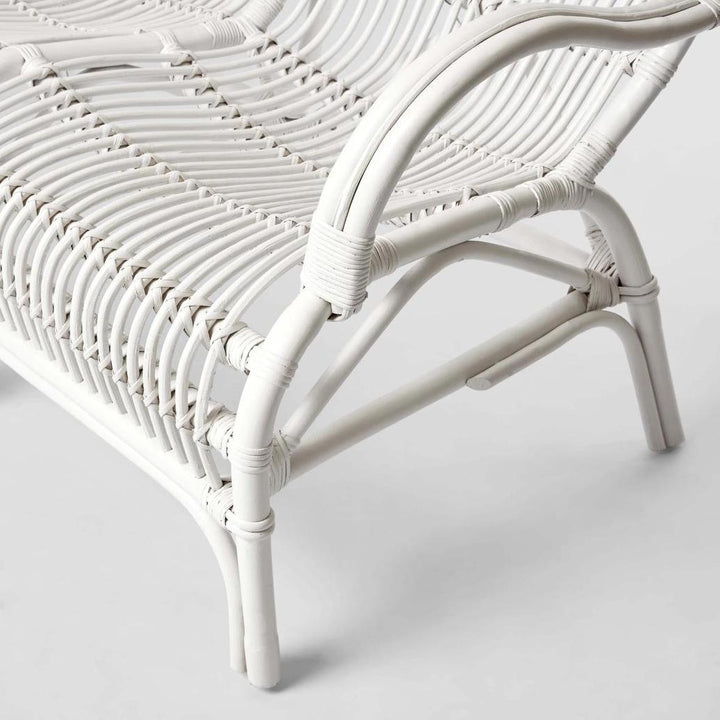 Seville Rattan Two Seater White