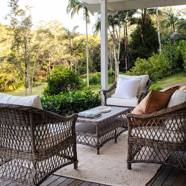 Marco Aluminium Synthetic 3 piece Lounge Set -Outdoor