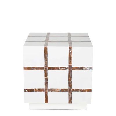 Arc Side Table White