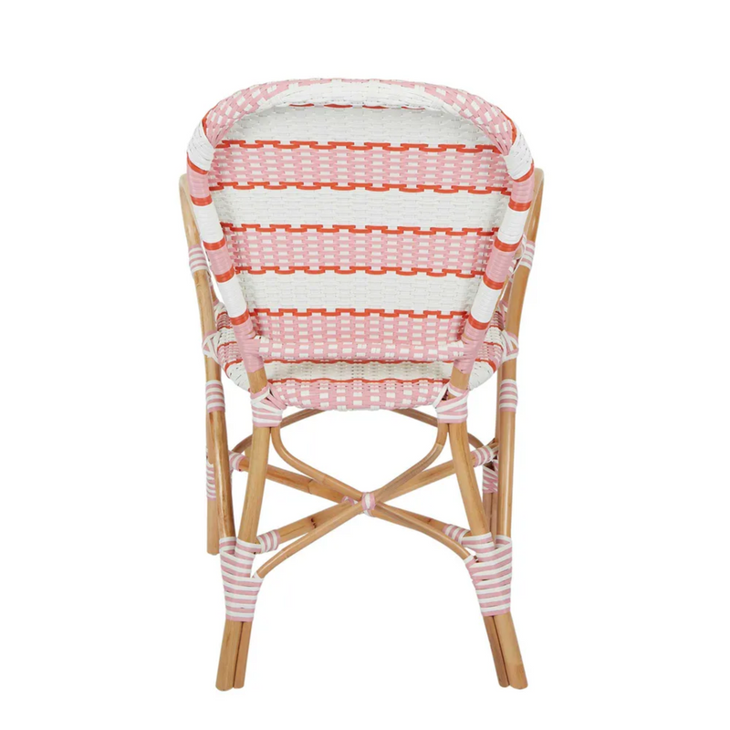 Brighton Rattan Chair Pink