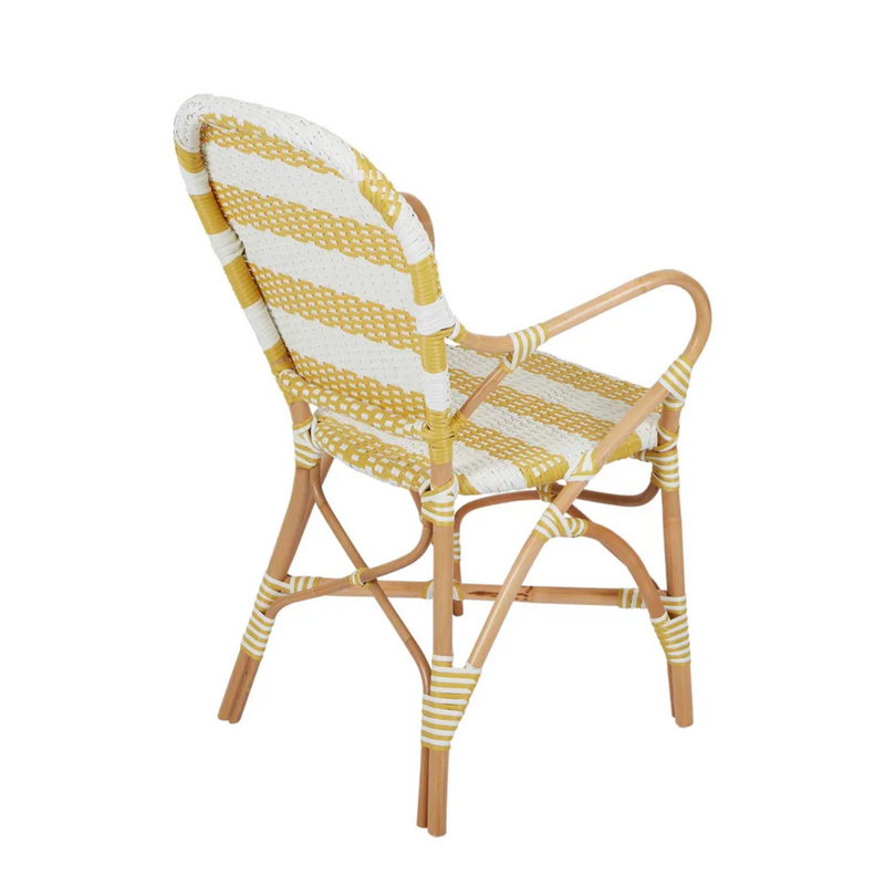 Brighton Rattan Chair Sunshine Yellow