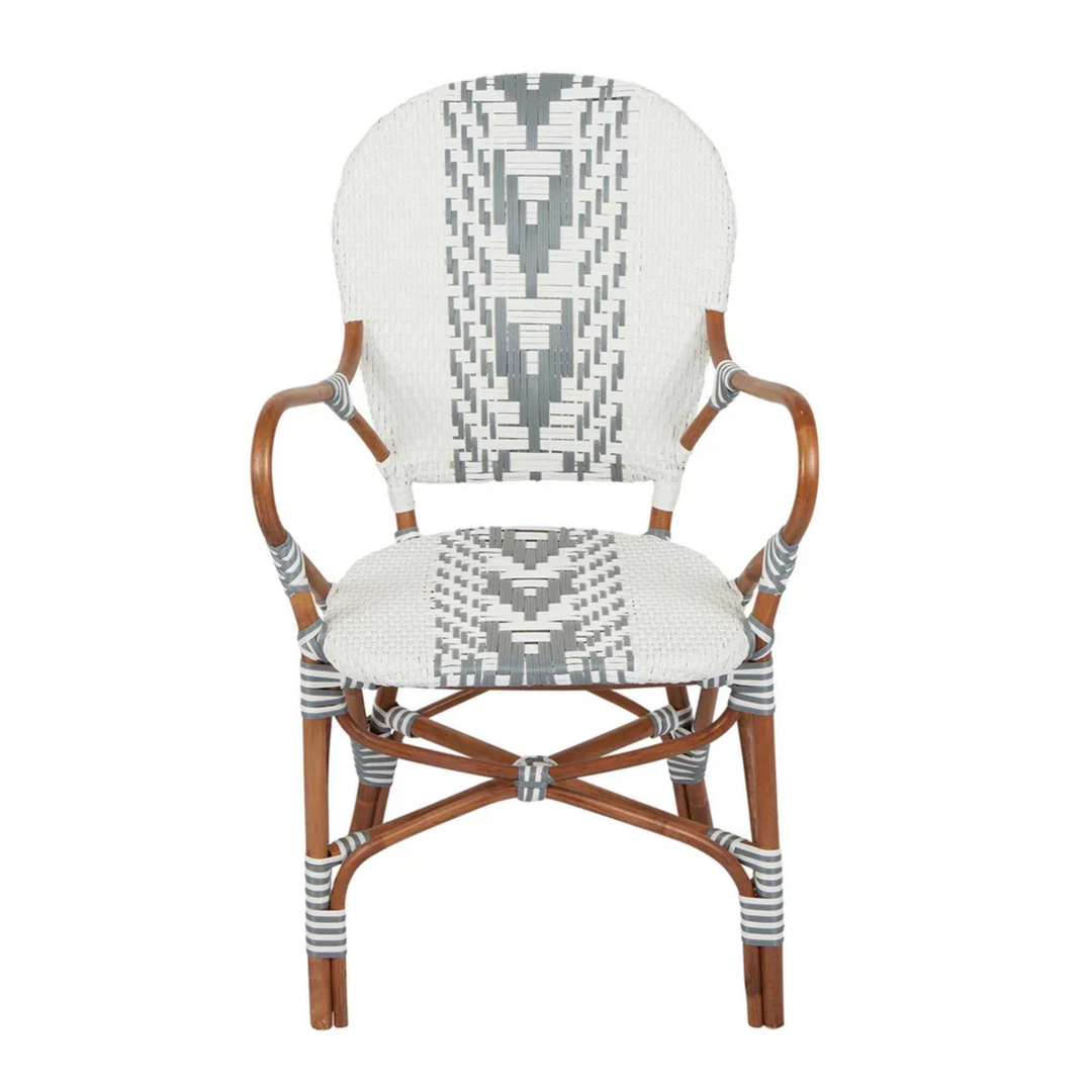 Tropez Rattan Chair Grey -Outdoor Undercover