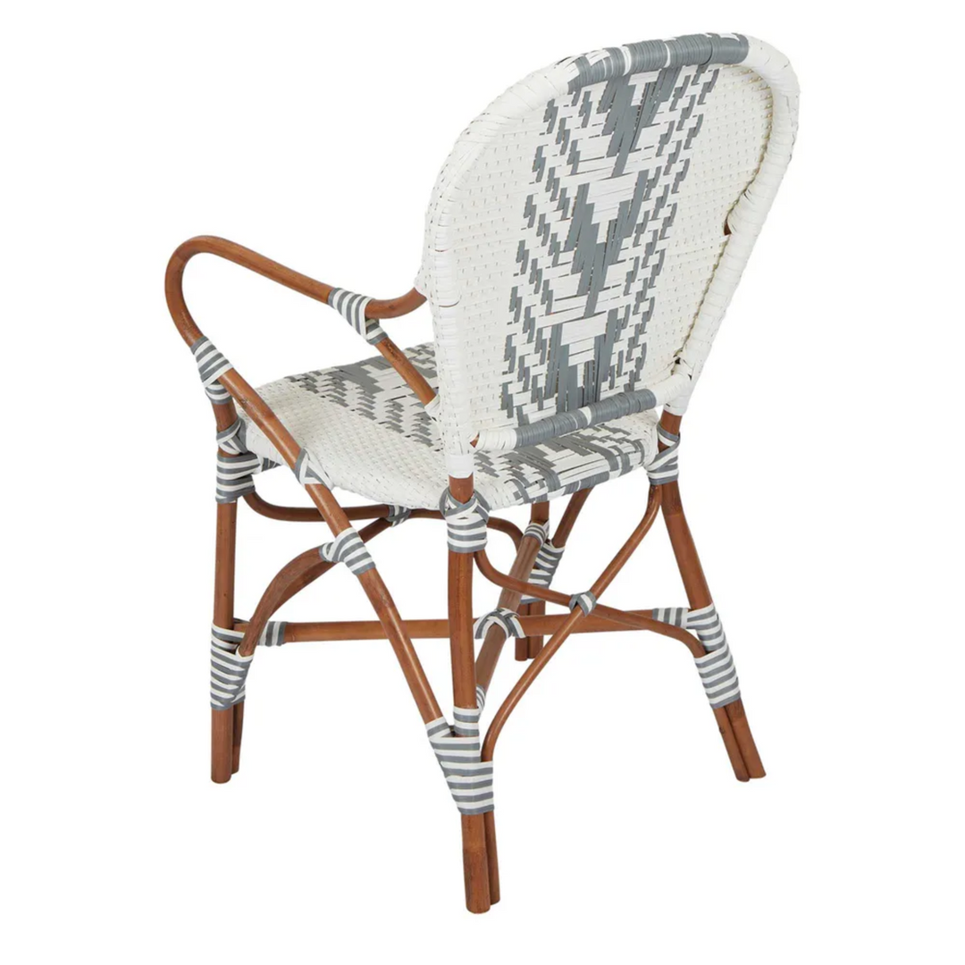 Tropez Rattan Chair Grey -Outdoor Undercover