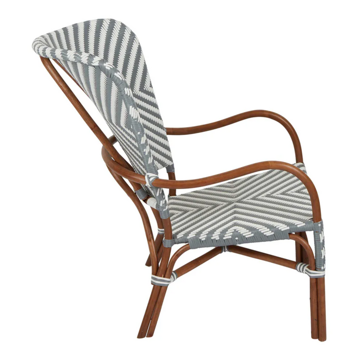 Normandy Rattan Armchair Grey -Outdoor Undercover