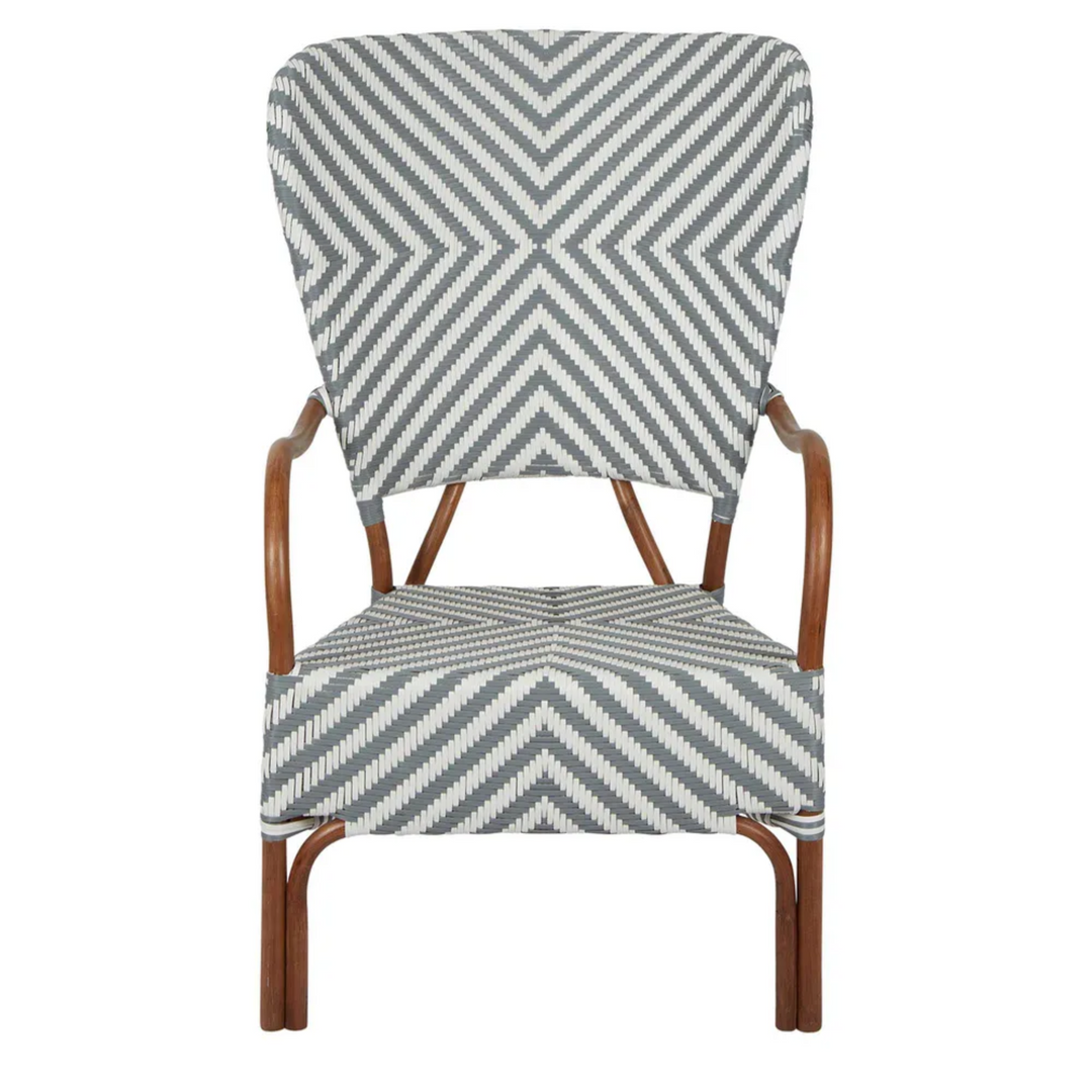 Normandy Rattan Armchair Grey -Outdoor Undercover