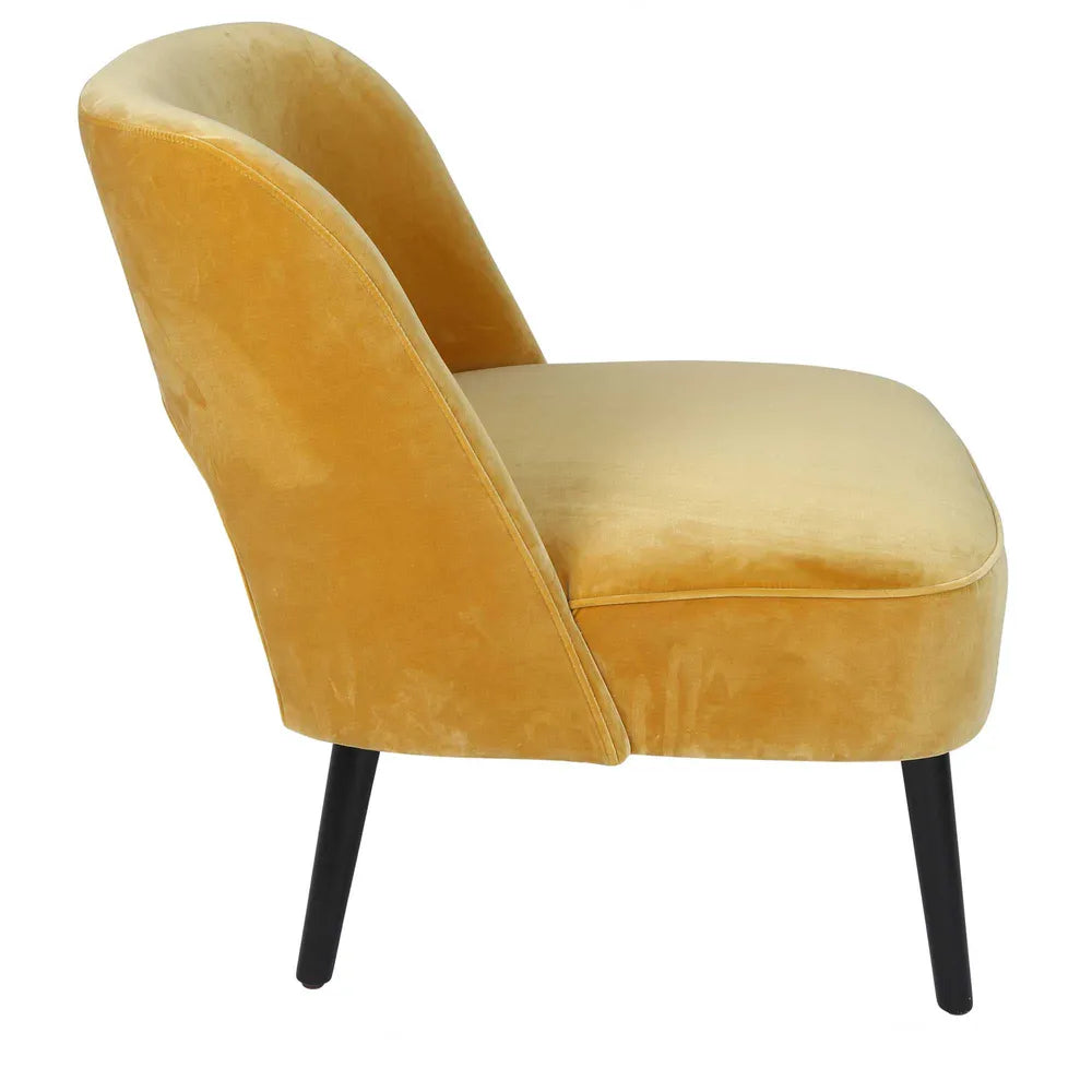 Aphrodite Lounge Chair Mustard