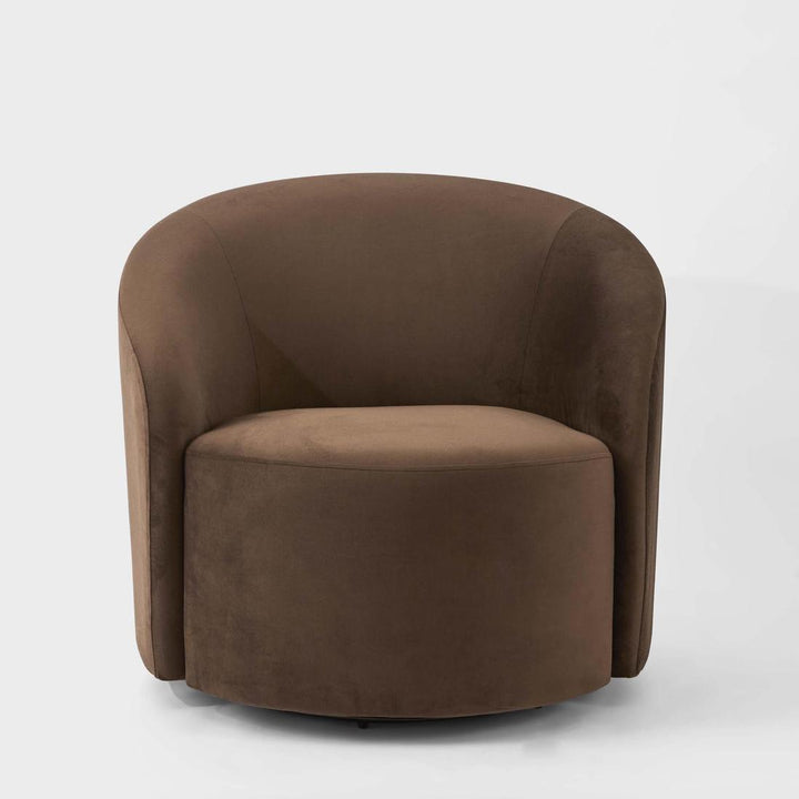 Sierra Swivel Armchair Chocolate