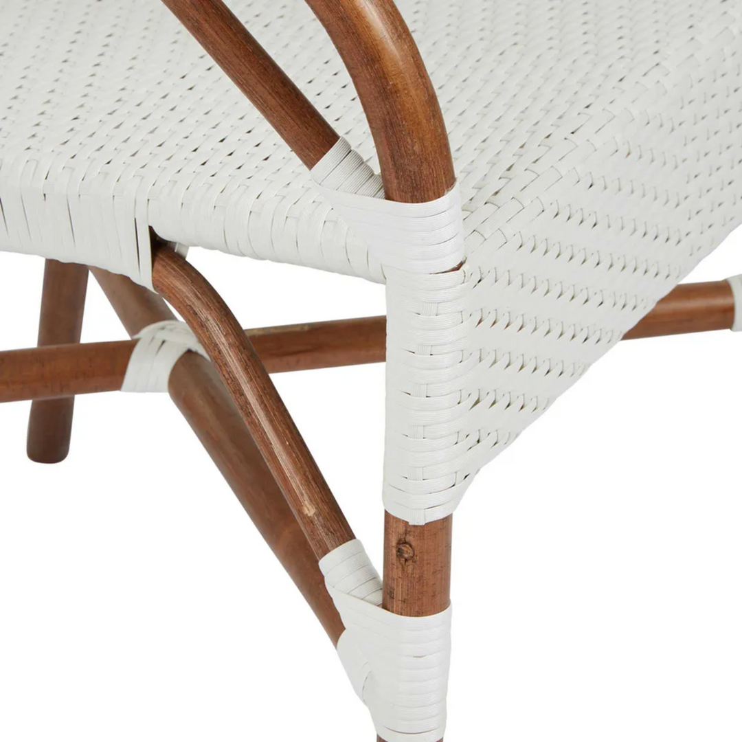 Harlow Rattan Chair White - Outdoor Under-Cover