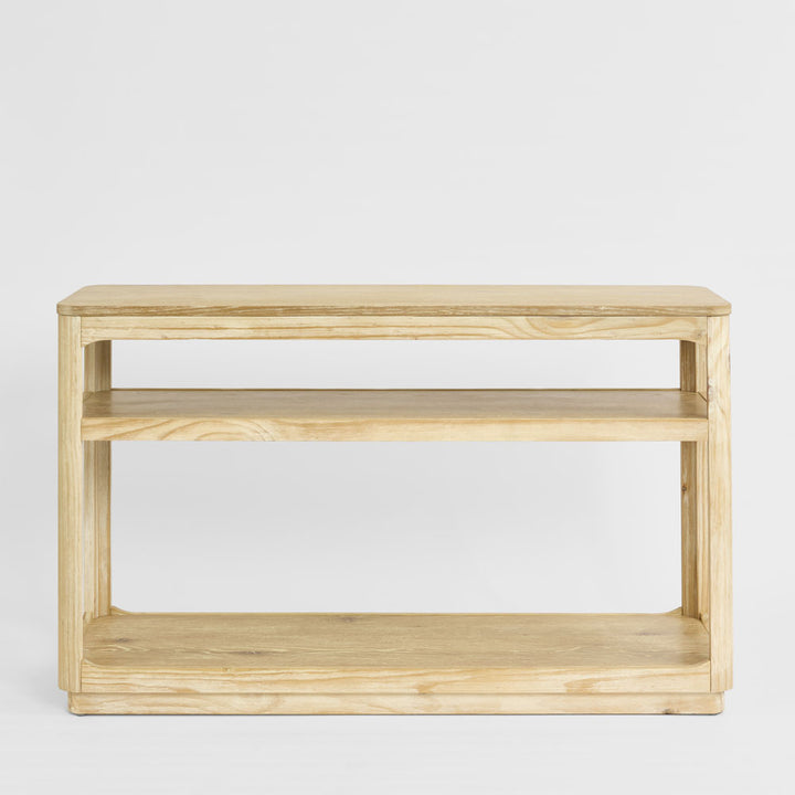 Fairfax Consol Table 1 Shelf Natural Whitewash