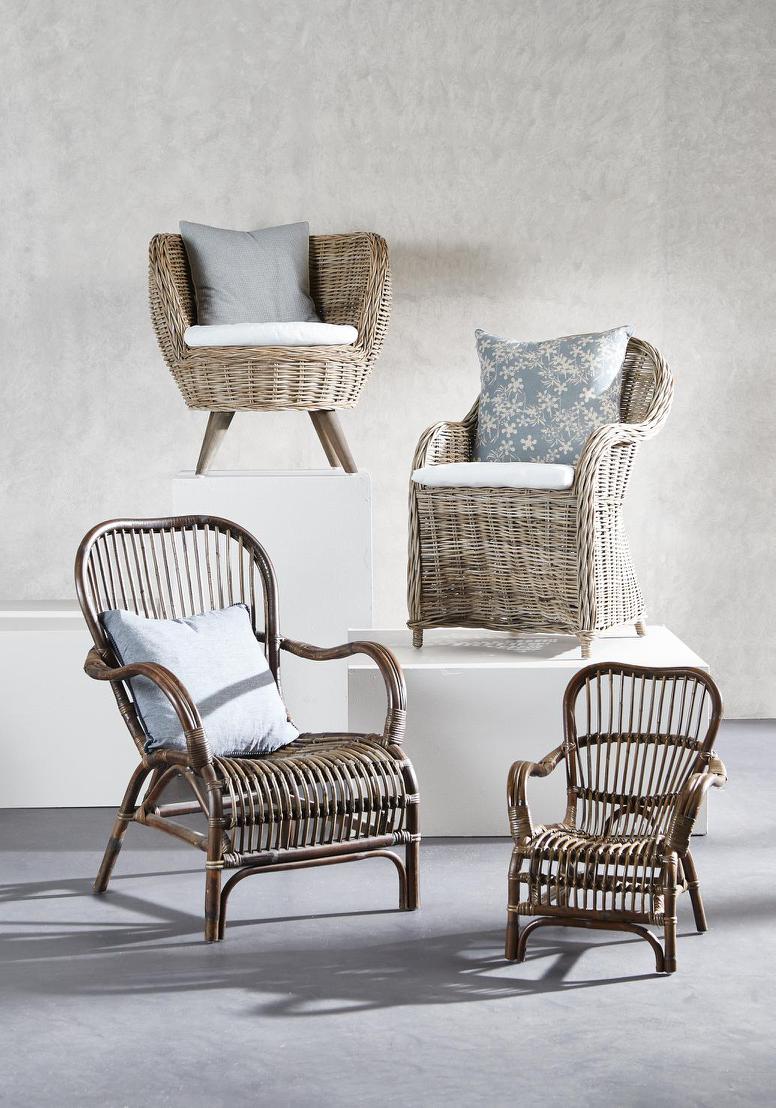 Seville Rattan Armchair Antique