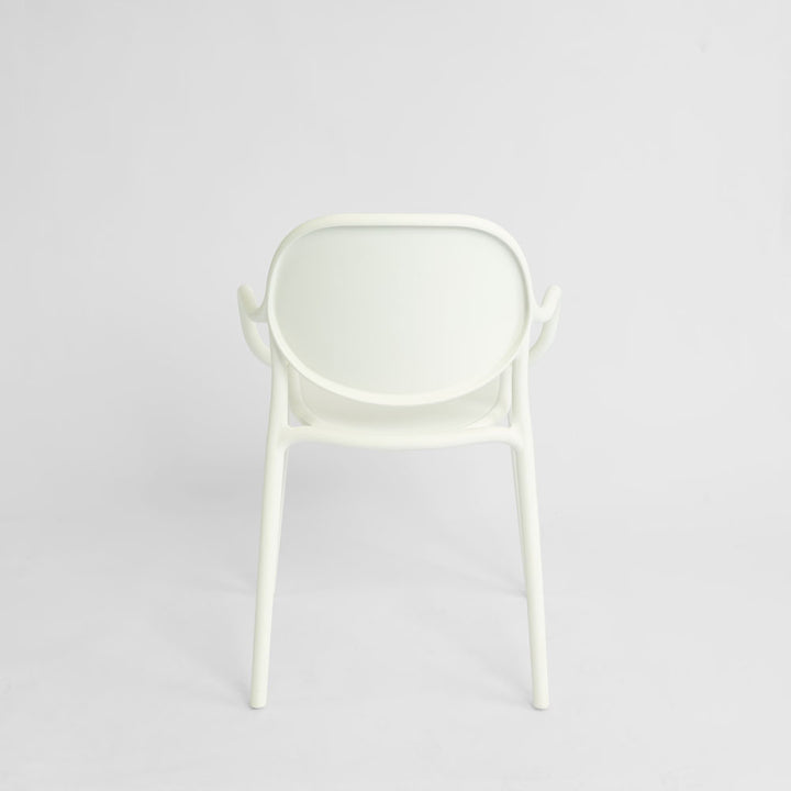 Arca Dining Chair All Weather White
