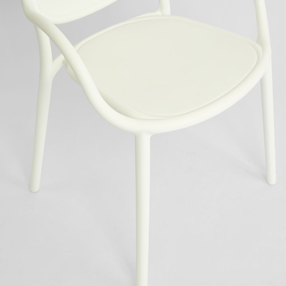 Arca Dining Chair All Weather White
