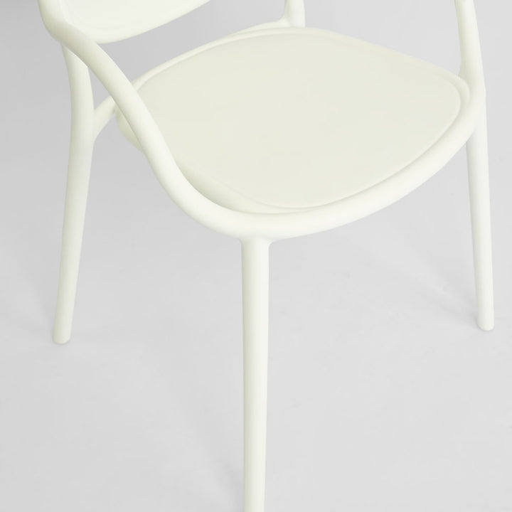 Arca Dining Chair All Weather White