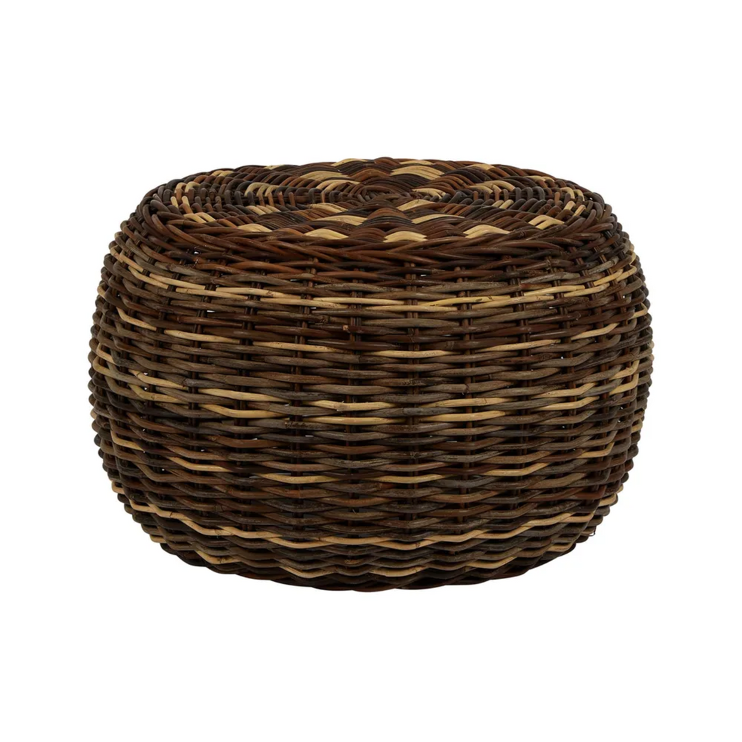 Seville Rattan Ottoman Table