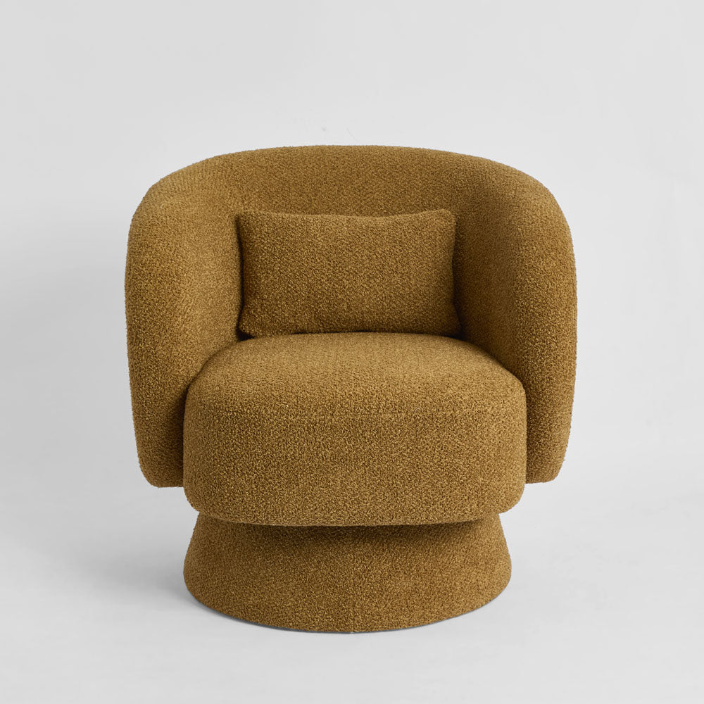 Selena Swivel Chair Cinnamon