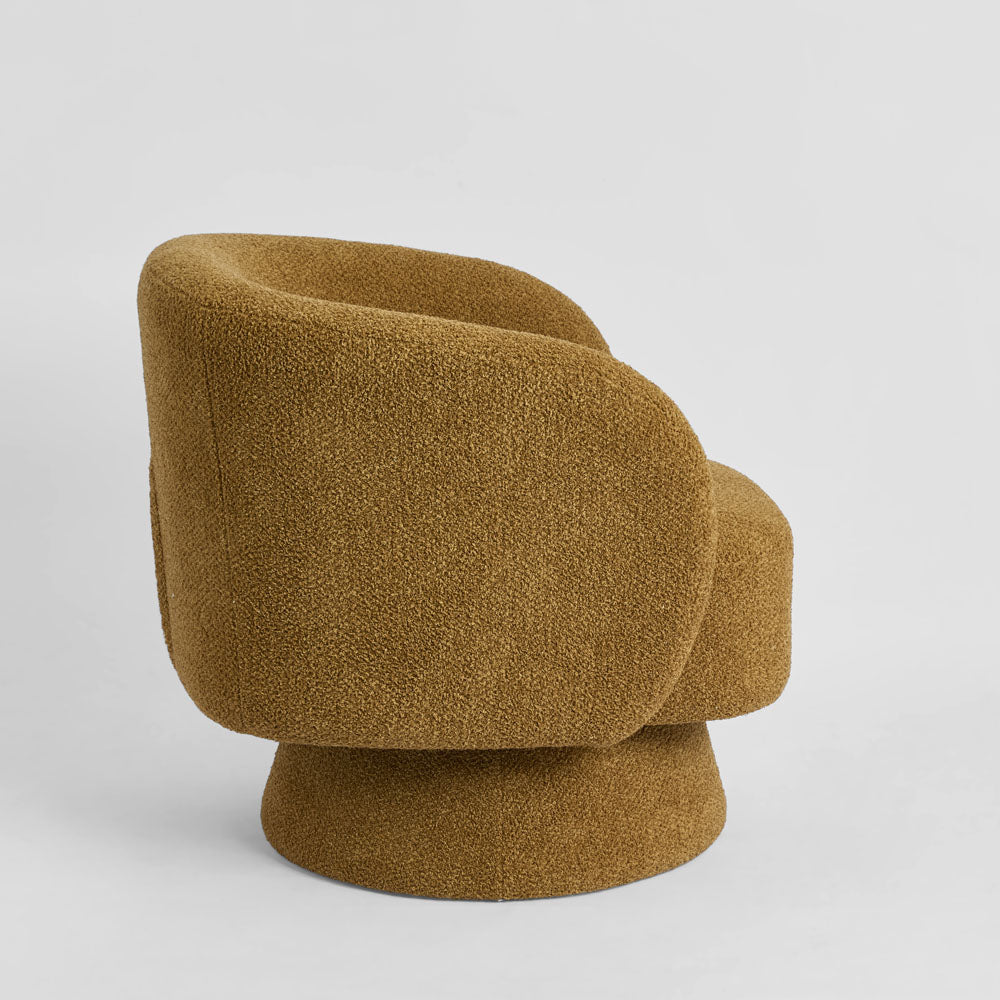 Selena Swivel Chair Cinnamon