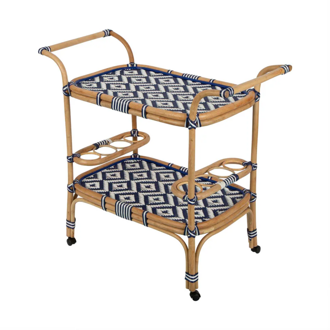 Hamptons Rattan Trolley -Outdoor Undercover