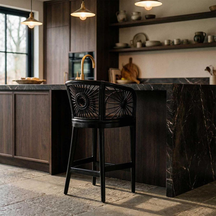 Solstice Counter Stool Black