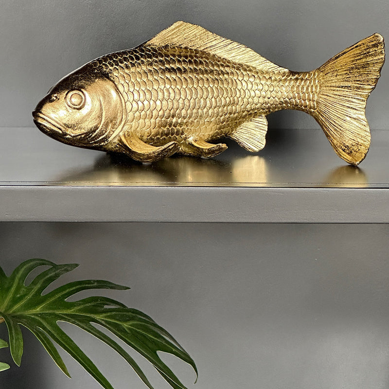 Vernazza Gold Fish Ornament L31.5cm