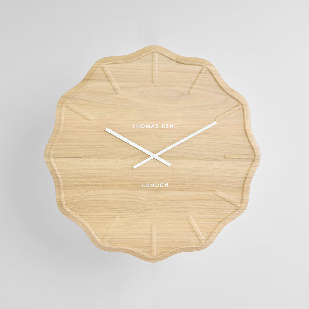 Thomas Kent Harley Wall Clock Light Cedar