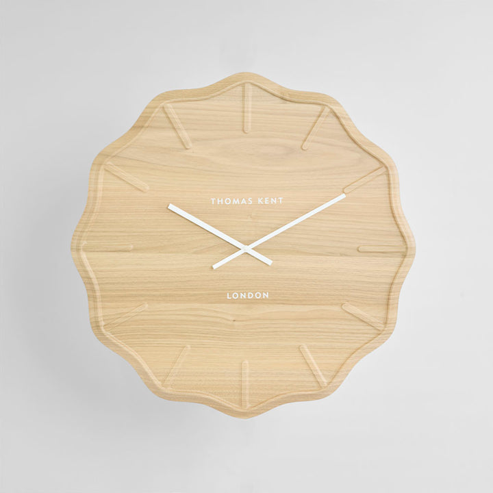Thomas Kent Harley Wall Clock Light Cedar