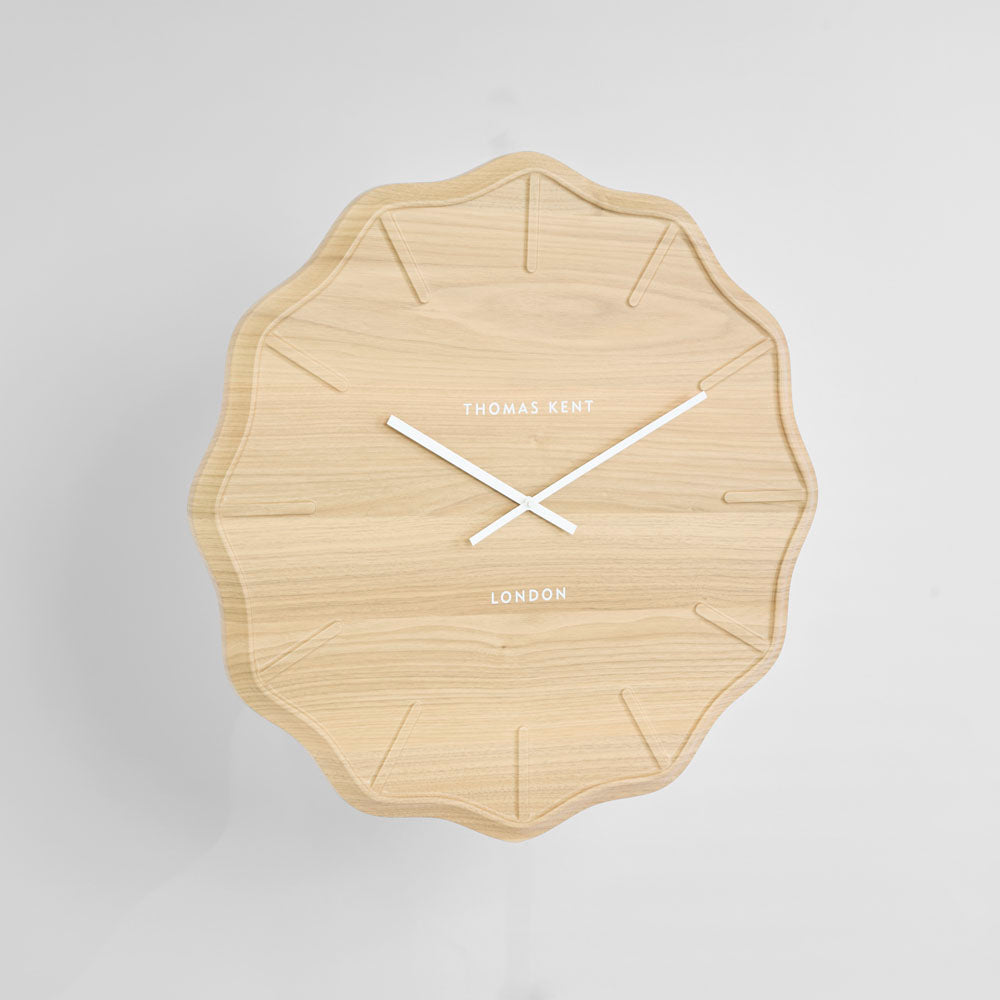 Thomas Kent Harley Wall Clock Light Cedar