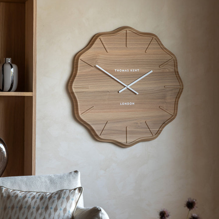 Thomas Kent Harley Wall Clock Light Cedar