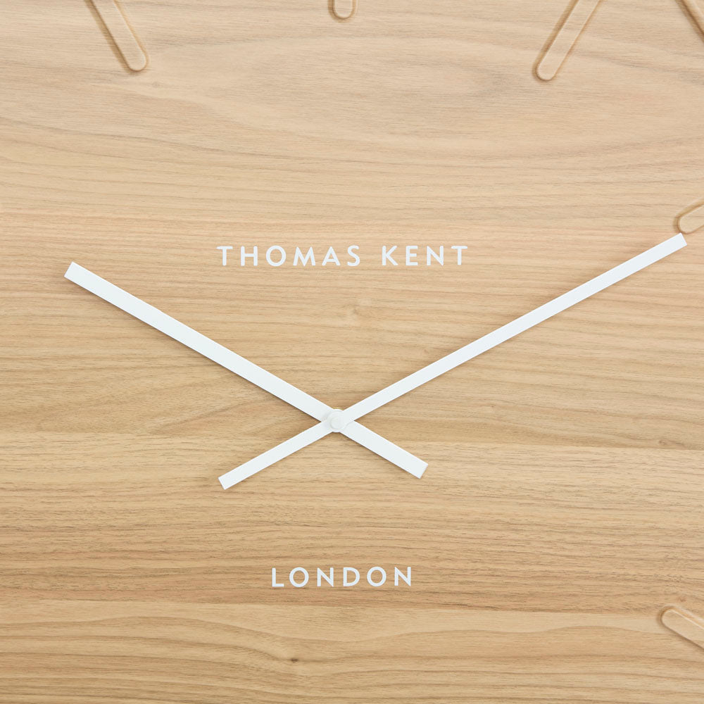 Thomas Kent Harley Wall Clock Light Cedar