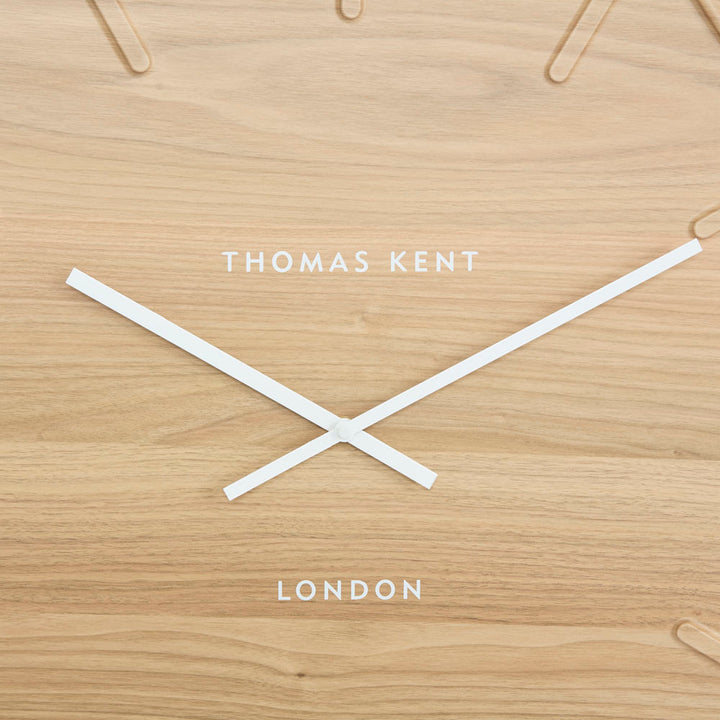 Thomas Kent Harley Wall Clock Light Cedar