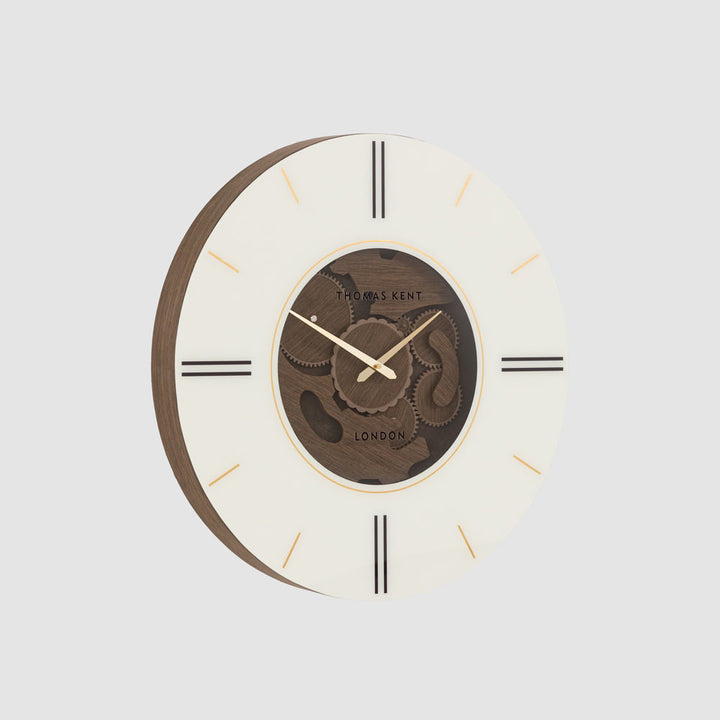 Thomas Kent Cogger Wall Clock Dark Walnut