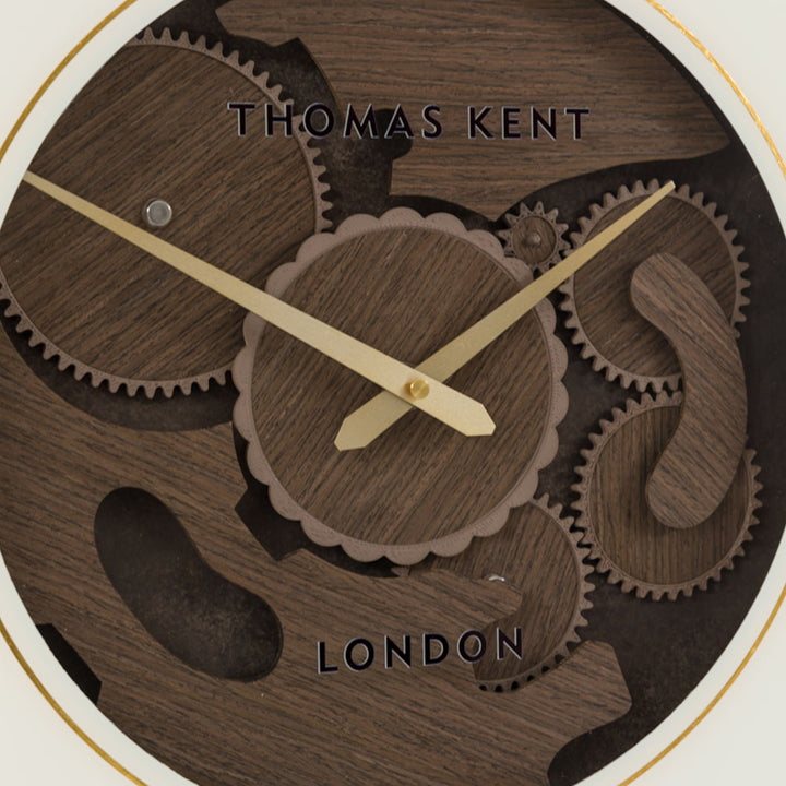 Thomas Kent Cogger Wall Clock Dark Walnut