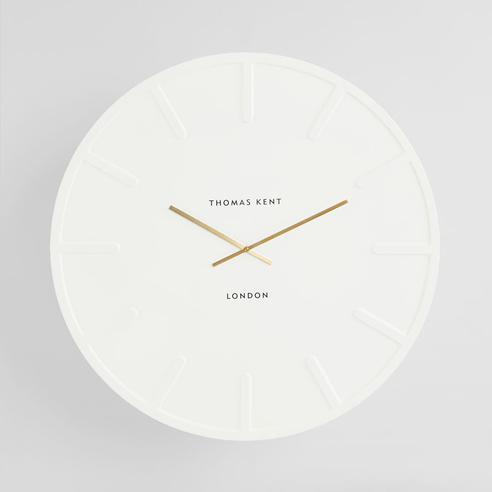Thomas Kent Larson Wall Clock White
