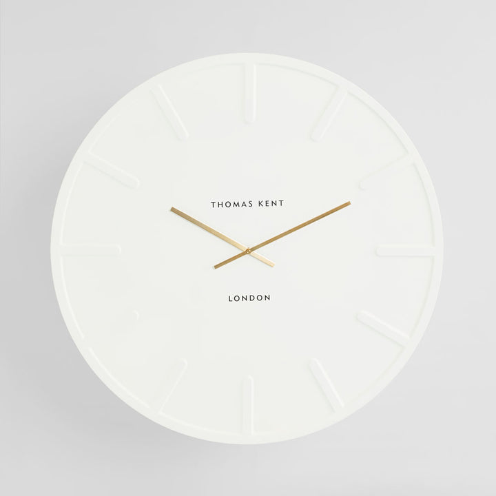 Thomas Kent Larson Wall Clock White