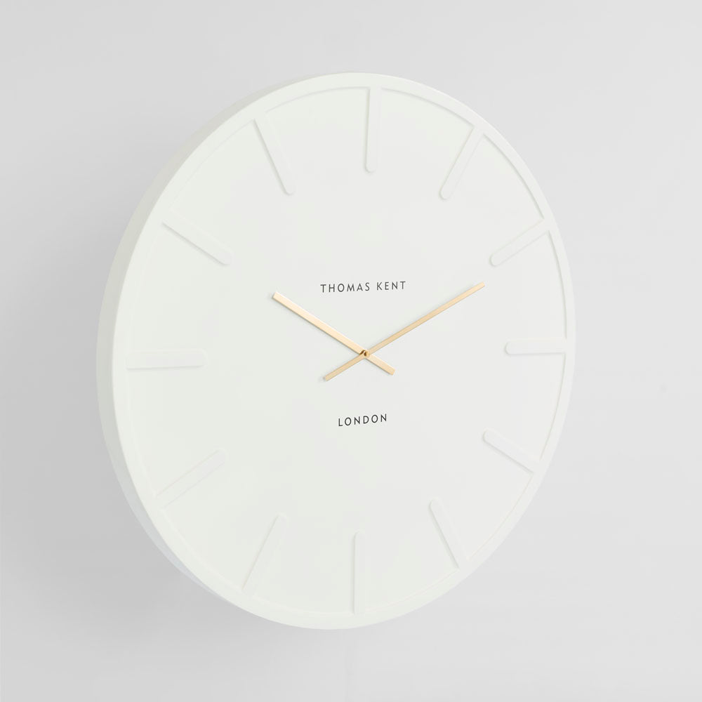 Thomas Kent Larson Wall Clock White