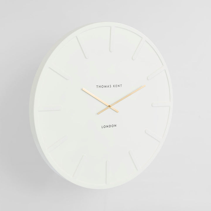 Thomas Kent Larson Wall Clock White