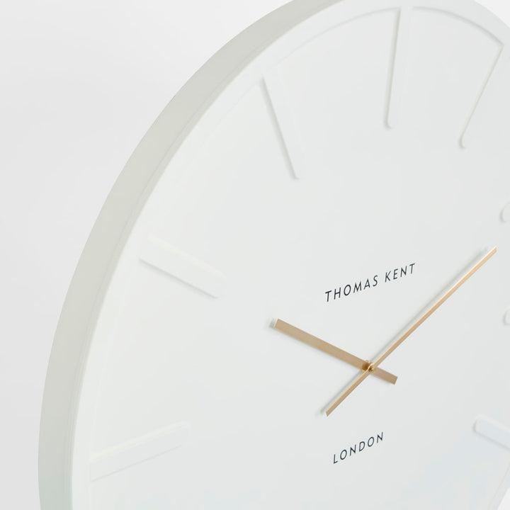 Thomas Kent Larson Wall Clock White