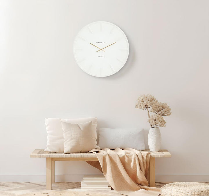 Thomas Kent Larson Wall Clock White
