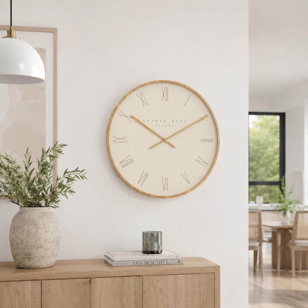 Thomas Kent Nordic Wall Clock 53cm Tofu