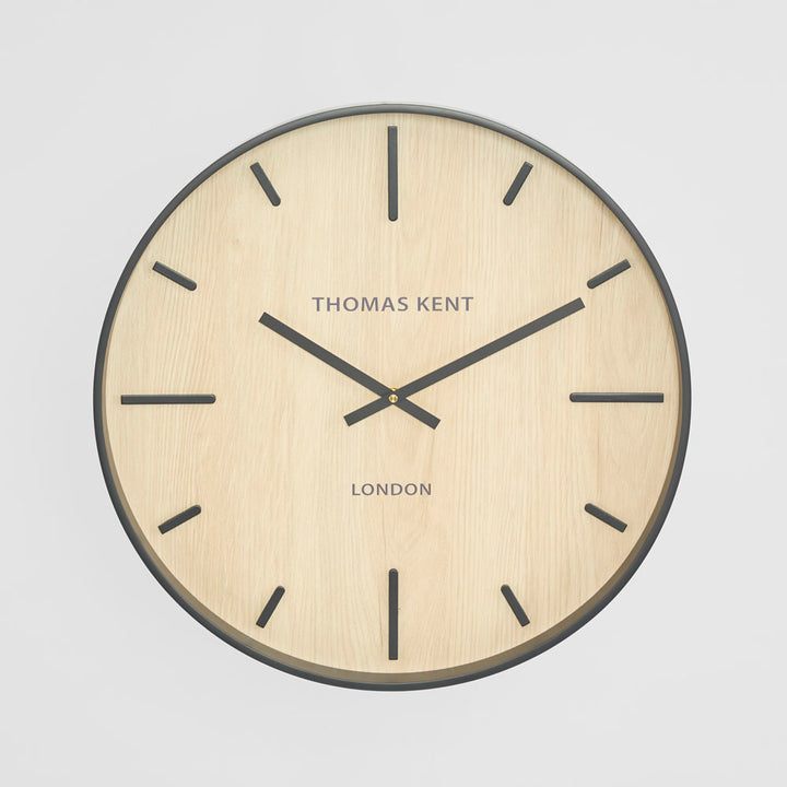 Thomas Kent Woodstock Wall Clock 50cm White/Oak