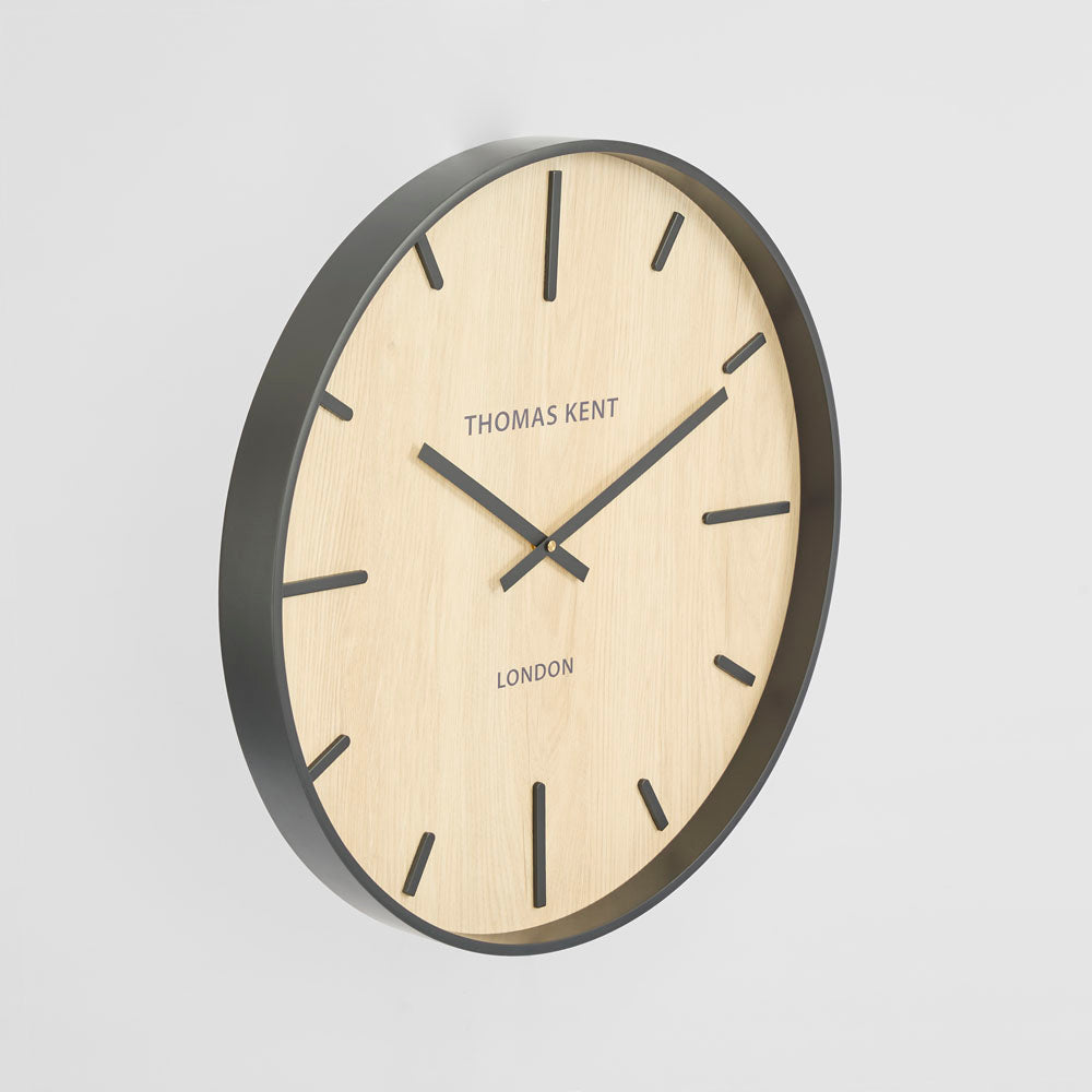 Thomas Kent Woodstock Wall Clock 50cm White/Oak