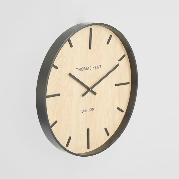 Thomas Kent Woodstock Wall Clock 50cm White/Oak